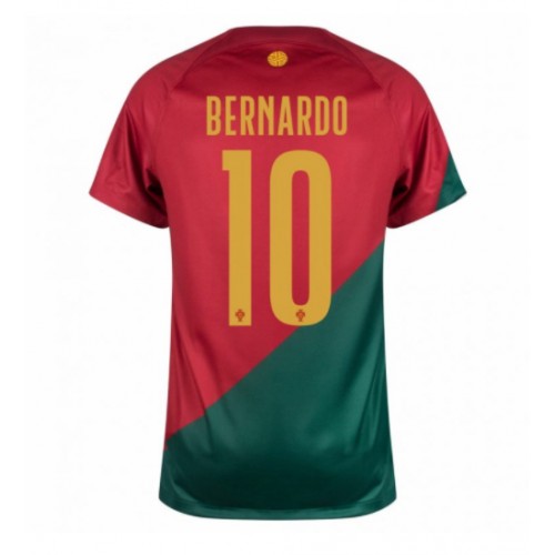Portugal Bernardo Silva #10 Hjemmebanetrøje VM 2022 Kort ærmer